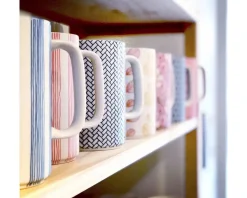 Hot MIYA Company Mug Red Obi Stripe