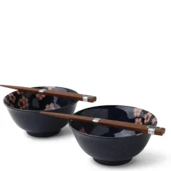 MIYA Company Namako Pink Sakura 5.75" Bowl Set/2