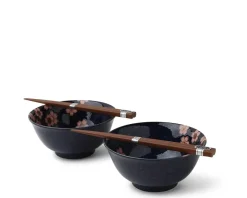 MIYA Company Namako Pink Sakura 5.75" Bowl Set/2