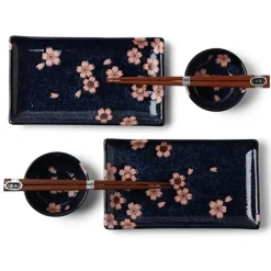 Discount MIYA Company Namako Pink Sakura Sushi For Two Set
