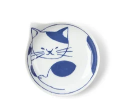Outlet MIYA Company Nekotori Cat Plate 4.25
