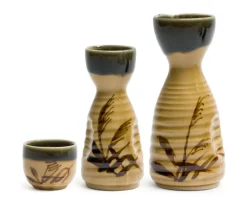 Clearance MIYA Company Oribe Sasa 4 Oz. Sake Bottle