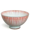 Outlet MIYA Company Red Tokusa 4.5" Rice Bowl