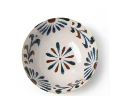Outlet MIYA Company Rustic Blue Floral Noodle Bowl