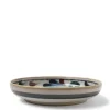 Hot MIYA Company Rustic Blue Vines 7.75" Shallow Bowl