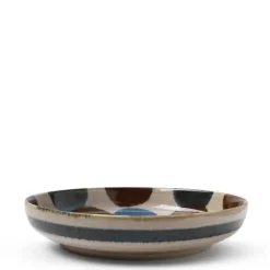 Sale MIYA Company Rustic Dots 7.75" Shallow Bowl