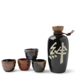 Discount MIYA Company Sake Set Oribe Kizuna
