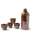 Clearance MIYA Company Sake Set Tetsuaka Kin Nagashi