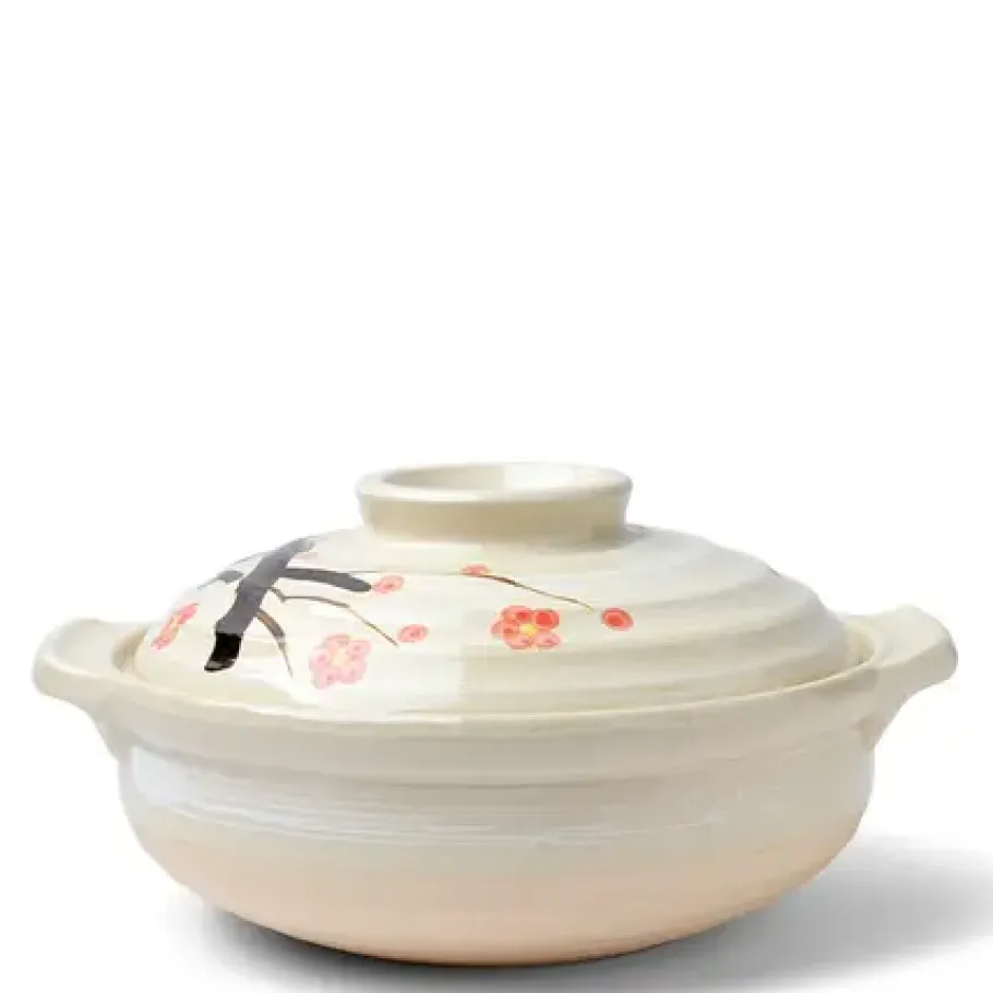 Online MIYA Company Sakura Donabe Casserole, 135 Oz.
