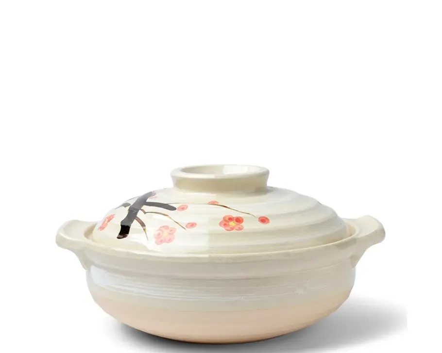 Online MIYA Company Sakura Donabe Casserole, 135 Oz.