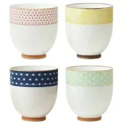 Online MIYA Company Sashiko Teacup Set 6 Oz.