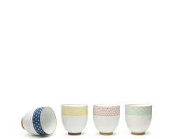 Online MIYA Company Sashiko Teacup Set 6 Oz.