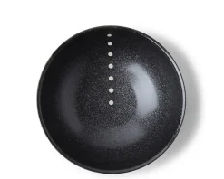 Outlet MIYA Company Satin Black White Dots 8-3/8