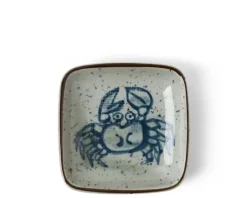 New MIYA Company Sauce Dish 3.5" Crab