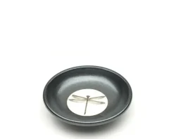 Outlet MIYA Company Sauce Dish Graphite Gray/Black Dragonfly