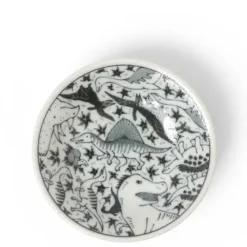 Online MIYA Company Sauce Dish 4" Happy Dinosaurs