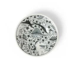 Online MIYA Company Sauce Dish 4" Happy Dinosaurs