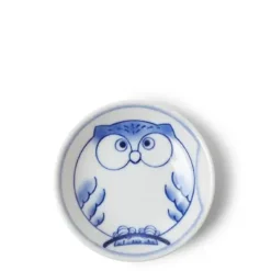 Outlet MIYA Company Sauce Dish 3-1/2" Owl Blue