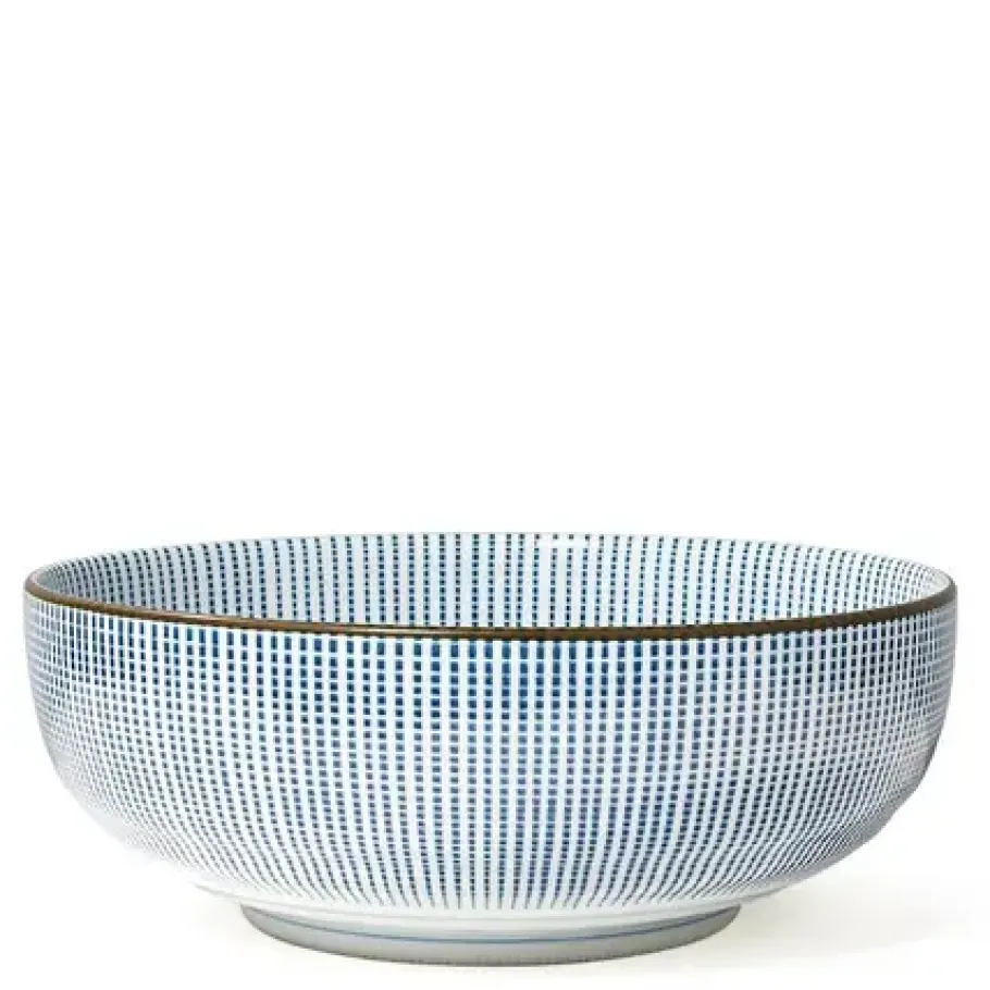 Outlet MIYA Company Sendan Tokusa 8.5" Shallow Bowl