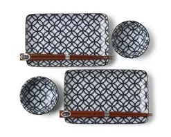 New MIYA Company Shippou Sushi For Two Set