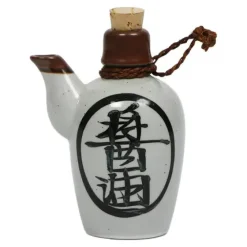 Clearance MIYA Company Shoyu 8 Oz. Sauce Pot With Cork - White