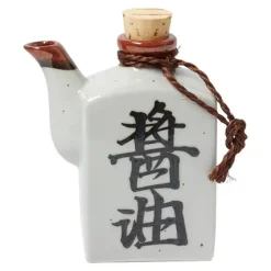 Best MIYA Company Shoyu 6 Oz. Sauce Pot With Cork - White