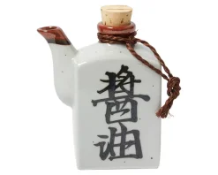 Best MIYA Company Shoyu 6 Oz. Sauce Pot With Cork - White