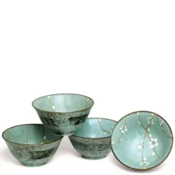Clearance MIYA Company Spring Blossoms 5.25" Flared Bowl Set
