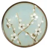 Best MIYA Company Spring Blossoms 4" Round Plate