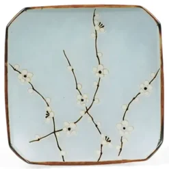 Online MIYA Company Spring Blossoms 5.25" Sq. Plate