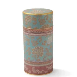 Outlet MIYA Company Tea Canister Brocade Peony Blue