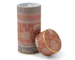 Hot MIYA Company Tea Canister Brocade Peony Red