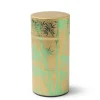 Online MIYA Company Tea Canister Gold/Green Foil Bamboo