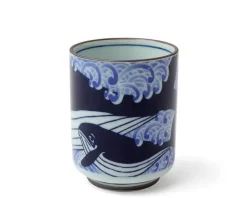 MIYA Company Teacup Blue Whale Waves