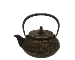 Outlet MIYA Company Teapot Cast Iron Gold Black Mari