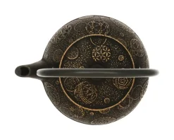 Outlet MIYA Company Teapot Cast Iron Gold Black Mari