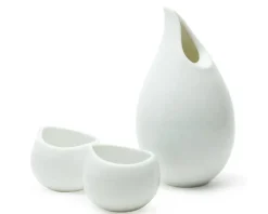 New MIYA Company Tear Drop White Sake Set