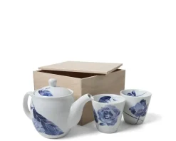 Hot MIYA Company Tea Set Blue Rose