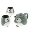 Outlet MIYA Company Tea Set Owl Blue