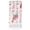 MIYA Company Tea Towel - Red Cats