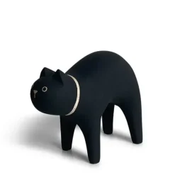 Online MIYA Company T-Lab Wooden Animal - Cat Black
