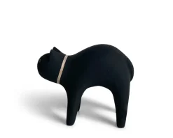 Online MIYA Company T-Lab Wooden Animal - Cat Black