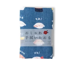Sale MIYA Company Towel Blue Sushi