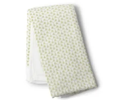 New MIYA Company Towel Green Pattern