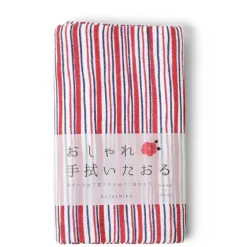 Online MIYA Company Towel Red Stripes