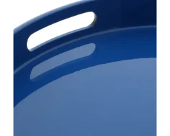 Discount MIYA Company Tray Blue Round 13-1/2