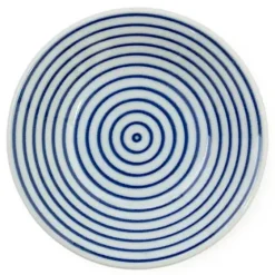 New MIYA Company Wamon Blue 4" Sauce Dish