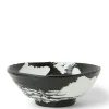 Best MIYA Company White Brush Stroke 8" Bowl