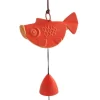 New MIYA Company Wind Chime Goldfish Red/Gold 2-3/4"
