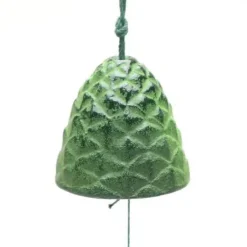 Hot MIYA Company Wind Chime Pine Cone Green 1-5/8"